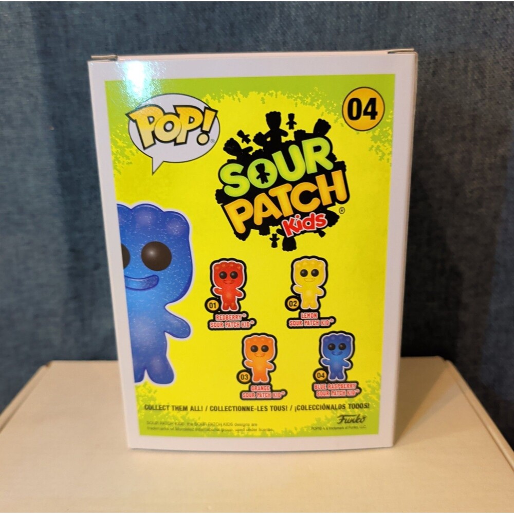Funko Pop 04 Sour Patch Kids Blue Raspberry Glitter 2021 NIB 889698571100 - Picture 10 of 16
